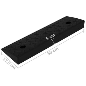 Ράμπες Πεζοδρομίου 2 τεμ. 50 x 17,5 x 5 εκ. από Καουτσούκ - PAKOBAZAAR