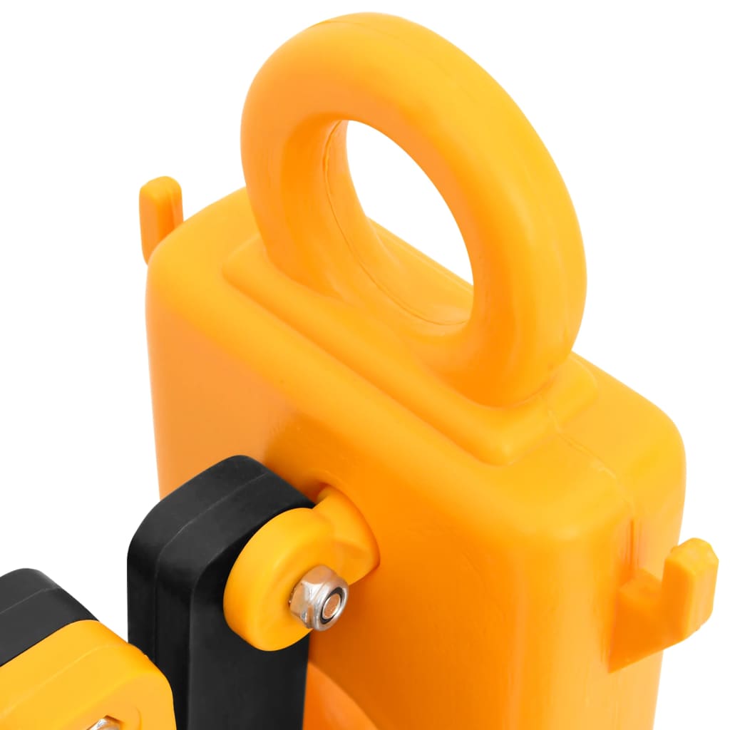 Μπάρα Σήμανσης Πτυσσόμενη Κίτρινο και Μαύρο 250 x 38 x 96 εκ. - PAKOBAZAAR