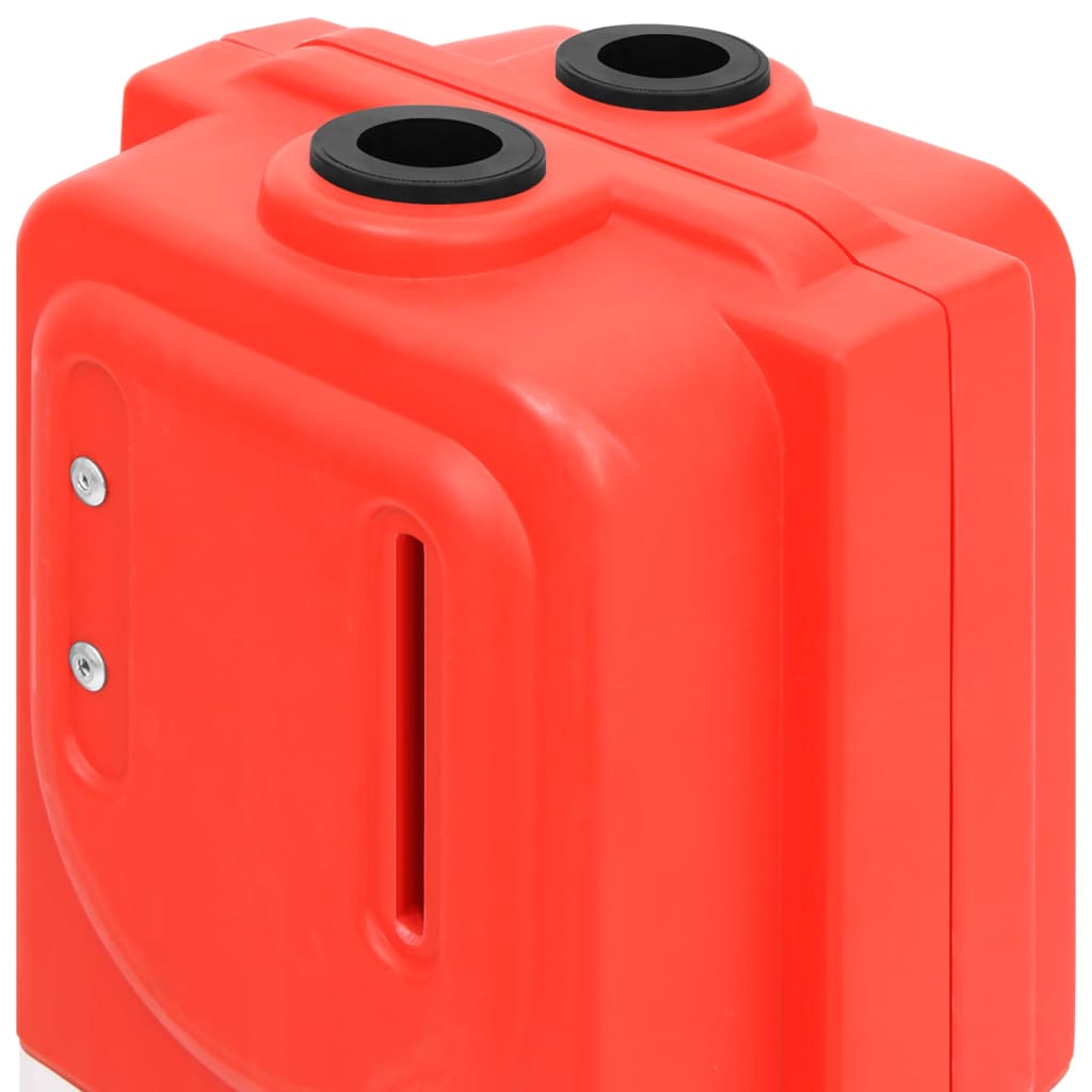 Μπάρα Σήμανσης Πτυσσόμενη Κόκκινη 210 x 50 x 105 εκ. - PAKOBAZAAR