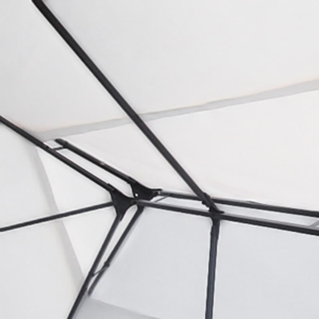 Κιόσκι με Φωτάκια LED Λευκό 3 x 4 μ. - Pakobazaar
