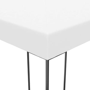 Κιόσκι με Φωτάκια LED Λευκό 4 x 3 x 2,7 μ. - PAKOBAZAAR