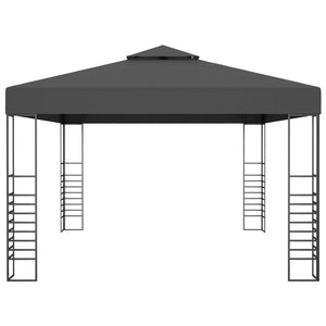 Κιόσκι με Φωτάκια LED Ανθρακί 3 x 4 μ. - Pakobazaar