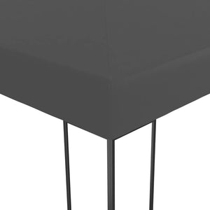Κιόσκι με Φωτάκια LED Ανθρακί 3 x 4 μ. - Pakobazaar