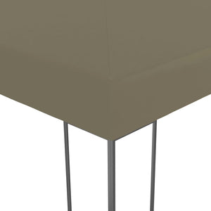 Κιόσκι με Φωτάκια LED Taupe 3 x 3 μ. - PAKOBAZAAR