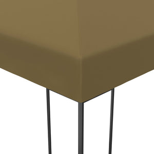 Κιόσκι με Φωτάκια LED Taupe 3 x 4 μ. - PAKOBAZAAR