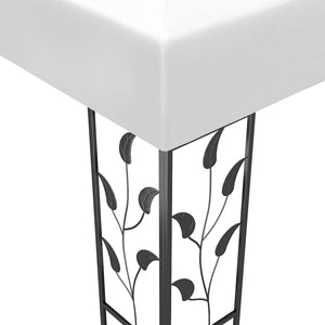 Κιόσκι με Φωτάκια LED Λευκό 3 x 3 μ. - PAKOBAZAAR