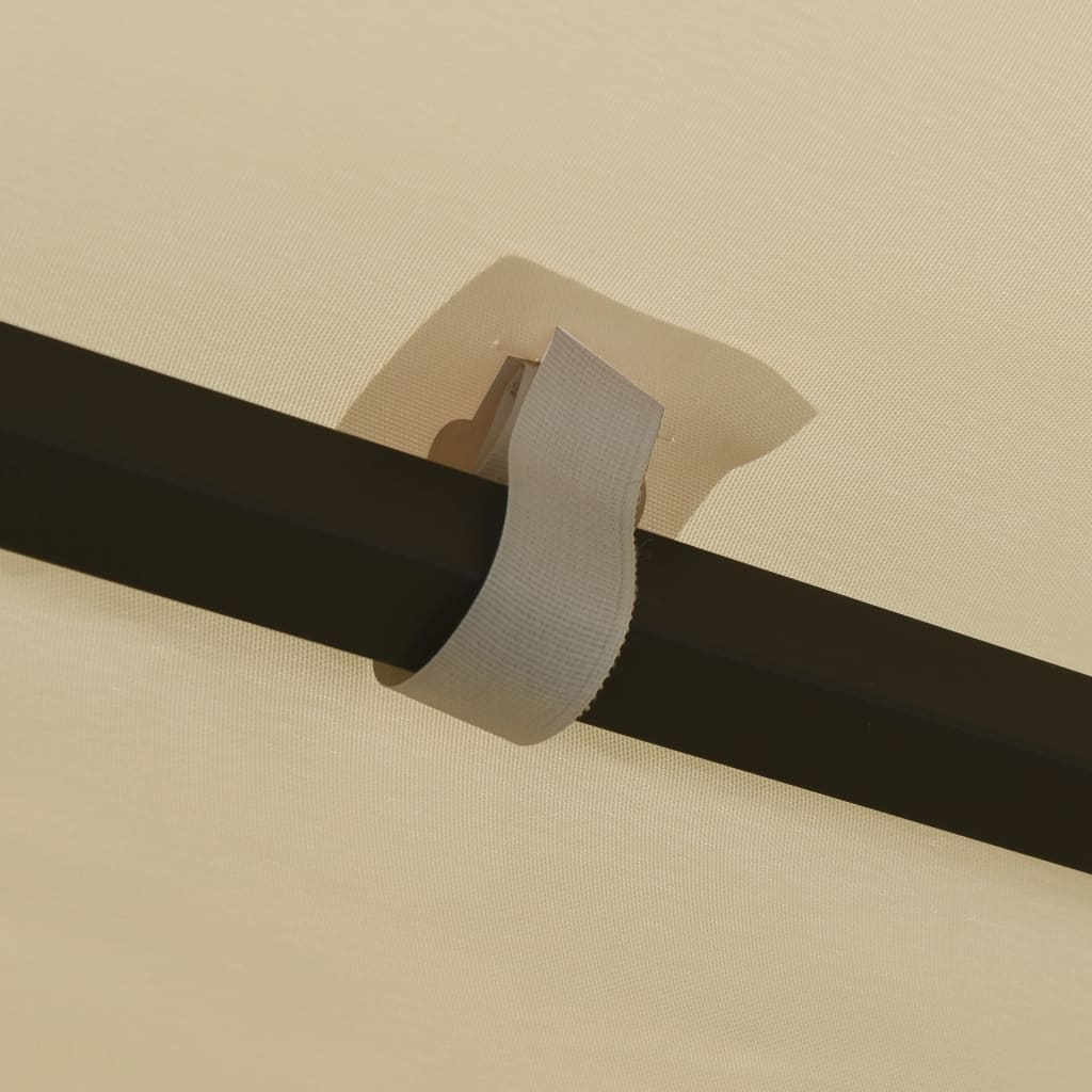 Κιόσκι με Φωτάκια LED Κρεμ 3 x 3 μ. - PAKOBAZAAR