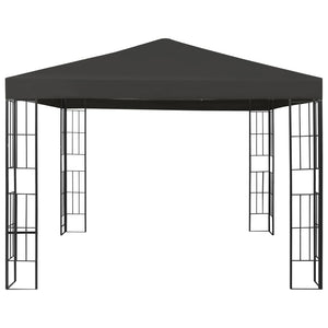 Κιόσκι με Φωτάκια LED Ανθρακί 3 x 3 μ. - Pakobazaar