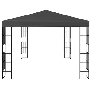 Κιόσκι με Φωτάκια LED Ανθρακί 3 x 4 μ. - Pakobazaar