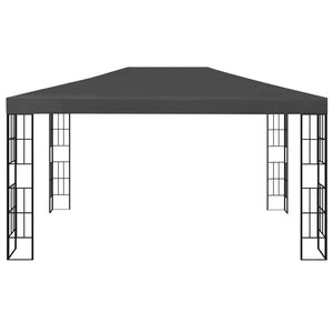 Κιόσκι με Φωτάκια LED Ανθρακί 3 x 4 μ. - Pakobazaar