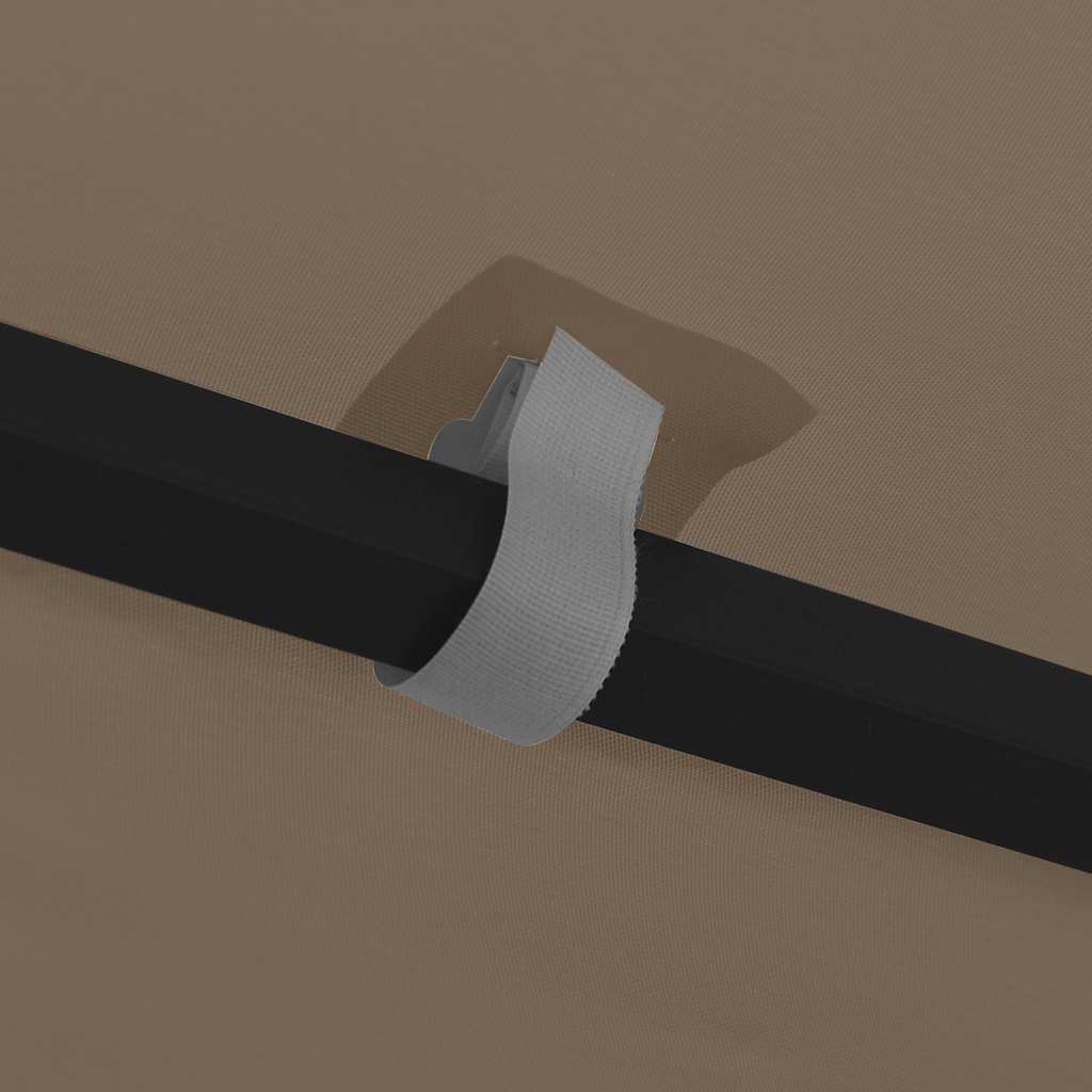 Κιόσκι με Φωτάκια LED Taupe 3 x 3 μ. - Pakobazaar