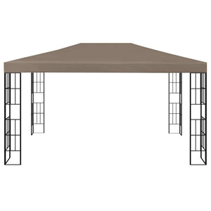 Κιόσκι με Φωτάκια LED Taupe 4 x 3 μ. - Pakobazaar