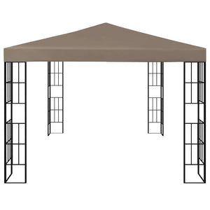 Κιόσκι με Φωτάκια LED Taupe 4 x 3 μ. - Pakobazaar