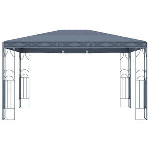 Κιόσκι με Φωτάκια LED Ανθρακί 400 x 300 εκ. - PAKOBAZAAR