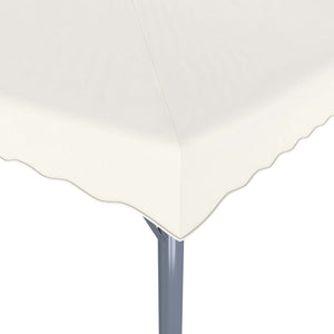 Κιόσκι με Φωτάκια LED Κρεμ 400 x 300 εκ. Αλουμινίου - PAKOBAZAAR