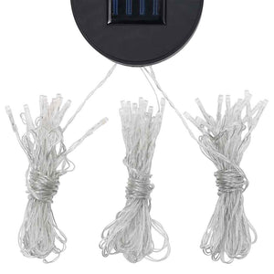 Κιόσκι με Κουρτίνα και Φωτάκια LED Λευκό Κρεμ 4 x 3 μ. - PAKOBAZAAR