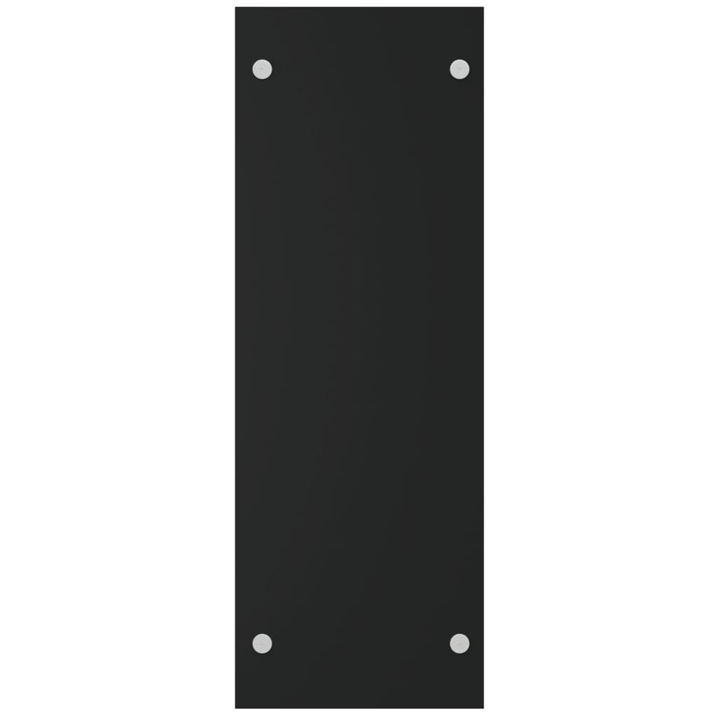 Ράφι Καυσόξυλων Μαύρο 40 x 35 x 100 εκ. από Ψημένο Γυαλί