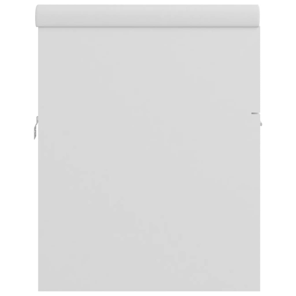 Ντουλάπι Μπάνιου με Νιπτήρα Λευκό από Επεξ. Ξύλο - PAKOBAZAAR