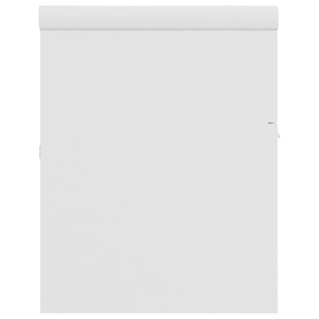 Ντουλάπι Μπάνιου με Νιπτήρα Λευκό από Μοριοσανίδα - PAKOBAZAAR