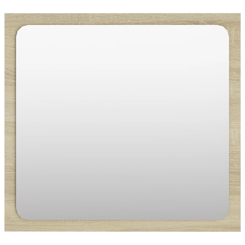 Σετ Επίπλων Μπάνιου Λευκό / Sonoma Δρυς από Μοριοσανίδα - PAKOBAZAAR