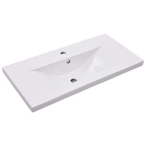 Σετ Επίπλων Μπάνιου Λευκό από Μοριοσανίδα