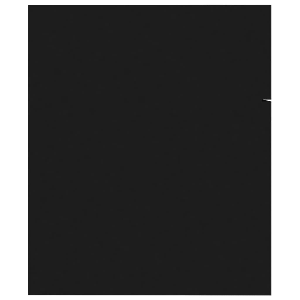 Σετ Επίπλων Μπάνιου Μαύρο από Μοριοσανίδα - PAKOBAZAAR