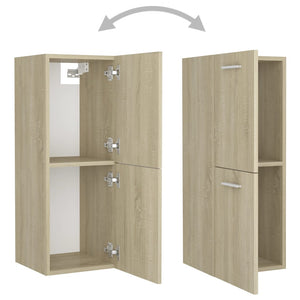 Σετ Επίπλων Μπάνιου Sonoma Δρυς από Μοριοσανίδα