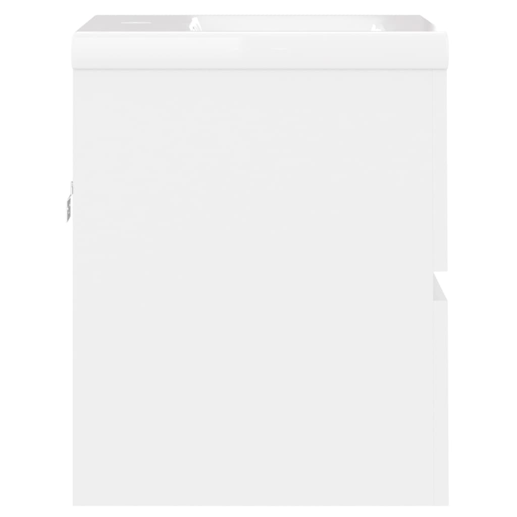 Ντουλάπι Μπάνιου με Νιπτήρα Λευκό από Μοριοσανίδα - Pakobazaar