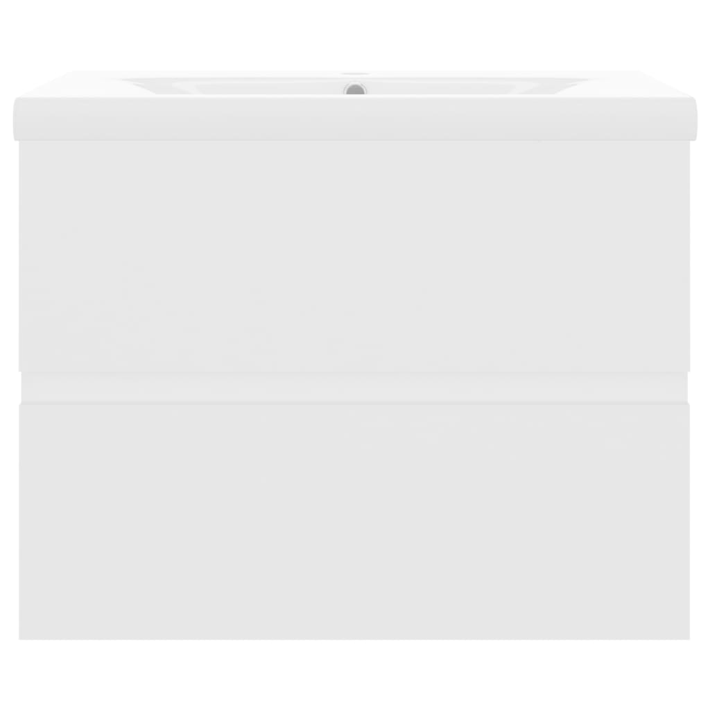 Ντουλάπι Μπάνιου με Νιπτήρα Λευκό από Επεξ. Ξύλο - PAKOBAZAAR