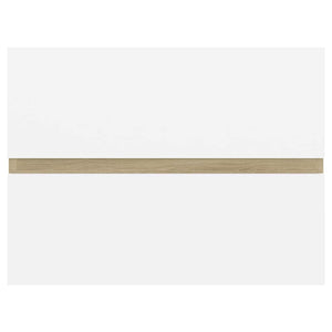 Ντουλάπι Μπάνιου με Νιπτήρα Λευκό / Sonoma Δρυς από Επεξ. Ξύλο