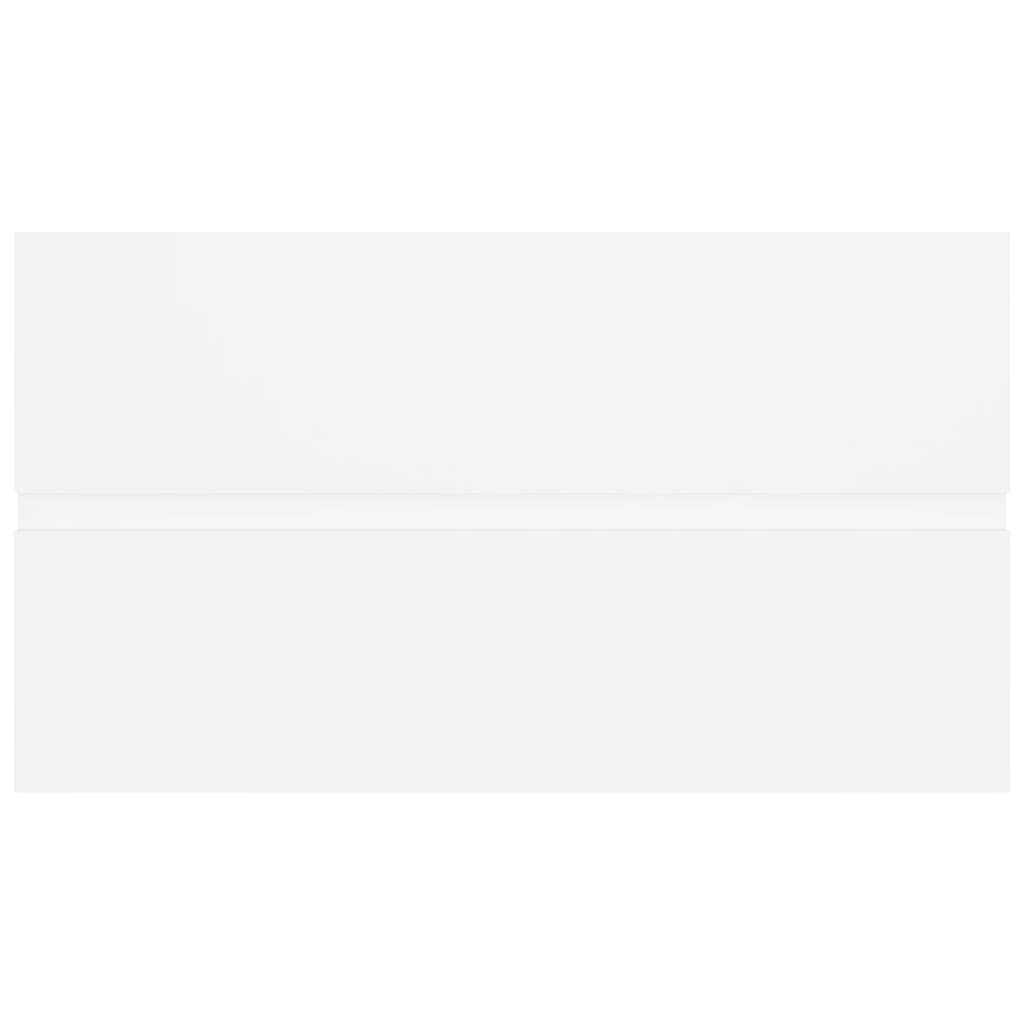 Ντουλάπι Μπάνιου με Νιπτήρα Λευκό από Επεξεργασμένο Ξύλο - Pakobazaar