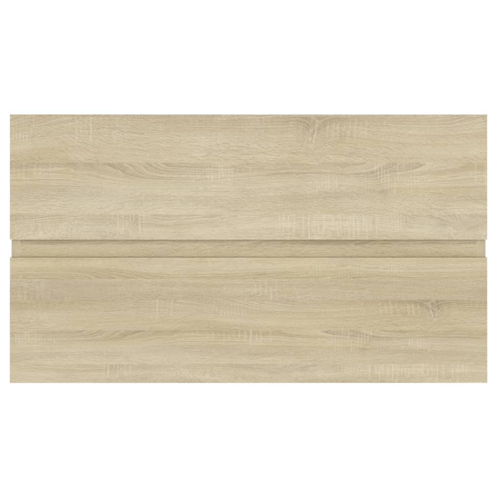 Ντουλάπι Μπάνιου με Νιπτήρα Sonoma Δρυς από Επεξεργασμένο Ξύλο - PAKOBAZAAR