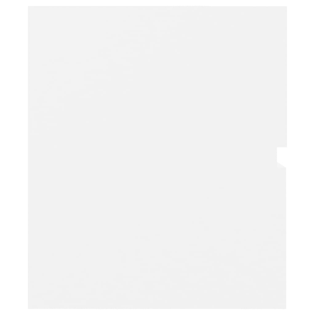 Σετ Επίπλων Μπάνιου Λευκό από Επεξεργασμένο Ξύλο - PAKOBAZAAR