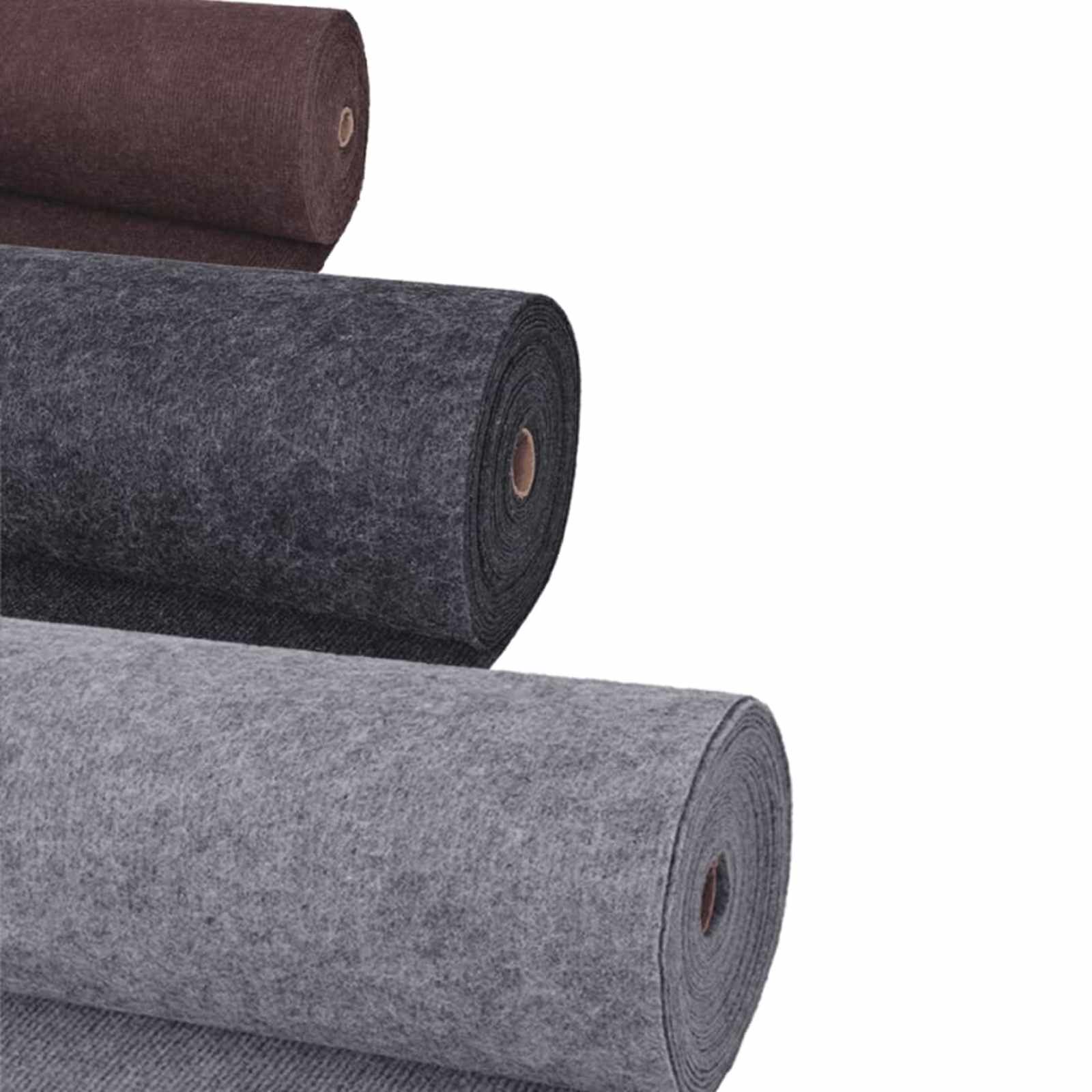 Χαλί Ανθρακί 1,2 x 20 m Πολυεστέρας - Pakobazaar