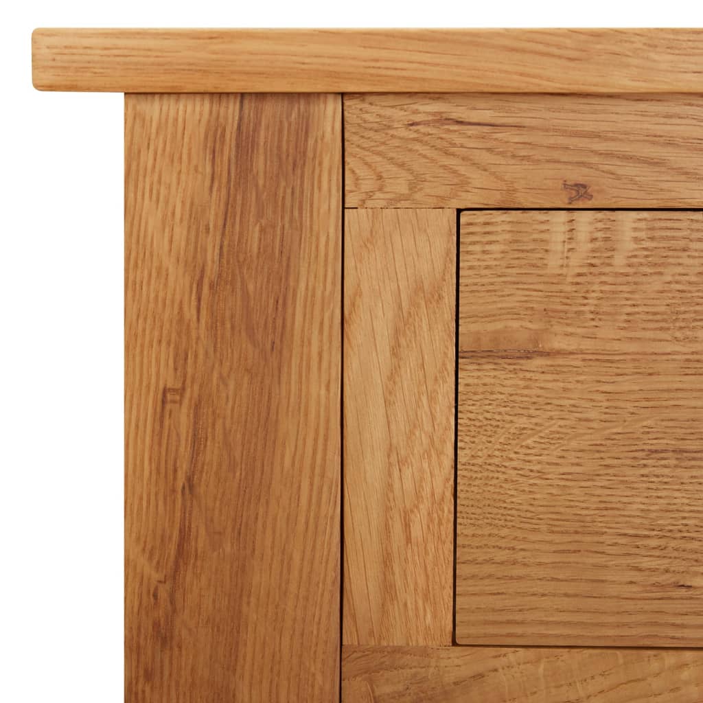 Τραπέζι Κονσόλα 110 x 40 x 75 εκ. από Μασίφ Ξύλο Δρυς - Pakobazaar