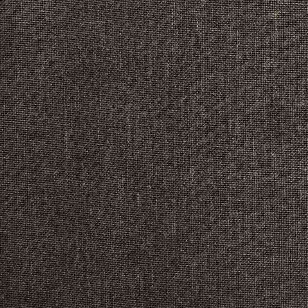 Καρέκλα Γραφείου Περιστρεφόμενη Σκούρο Καφέ Υφασμάτινη
