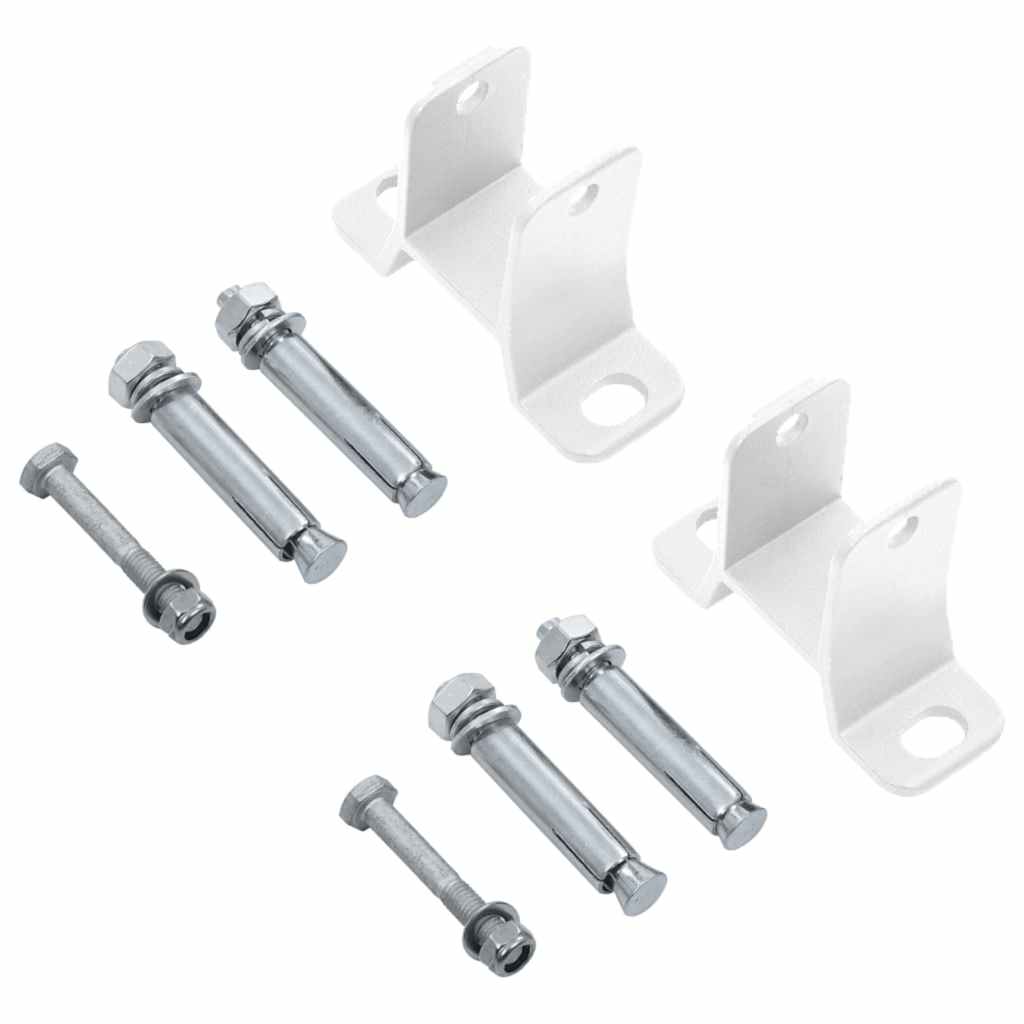 Τέντα Συρόμενη Χειροκίνητη με LED Ανθρακί 450 x 300 εκ. - PAKOBAZAAR