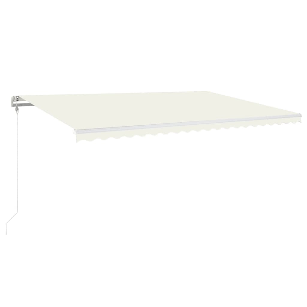 Τέντα Συρόμενη Αυτόματη Κρεμ 500x350 εκ. - Pakobazaar