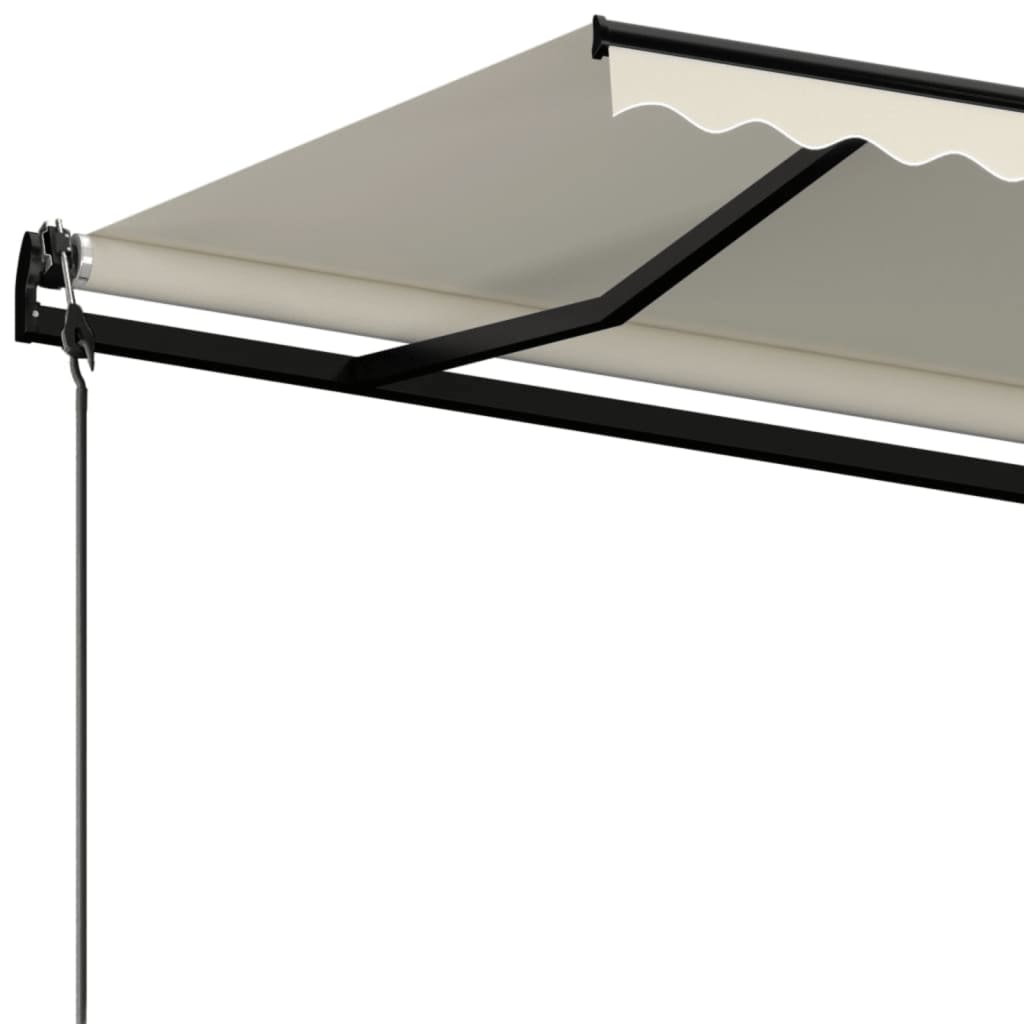Τέντα Συρόμενη Αυτόματη Κρεμ 450 x 300 εκ. - Pakobazaar