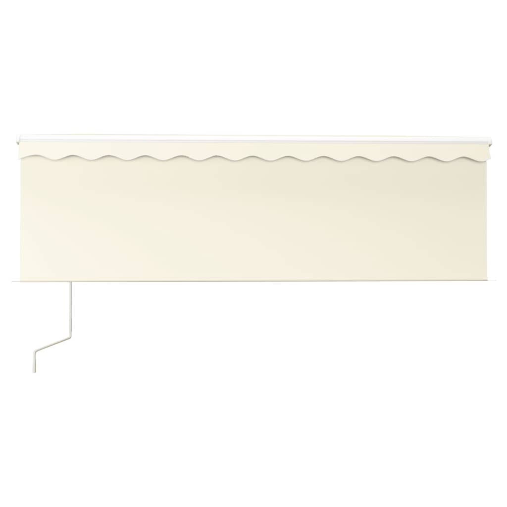 Τέντα Συρόμενη Αυτόματη με Σκίαστρο Κρεμ 4 x 3 μ. - PAKOBAZAAR