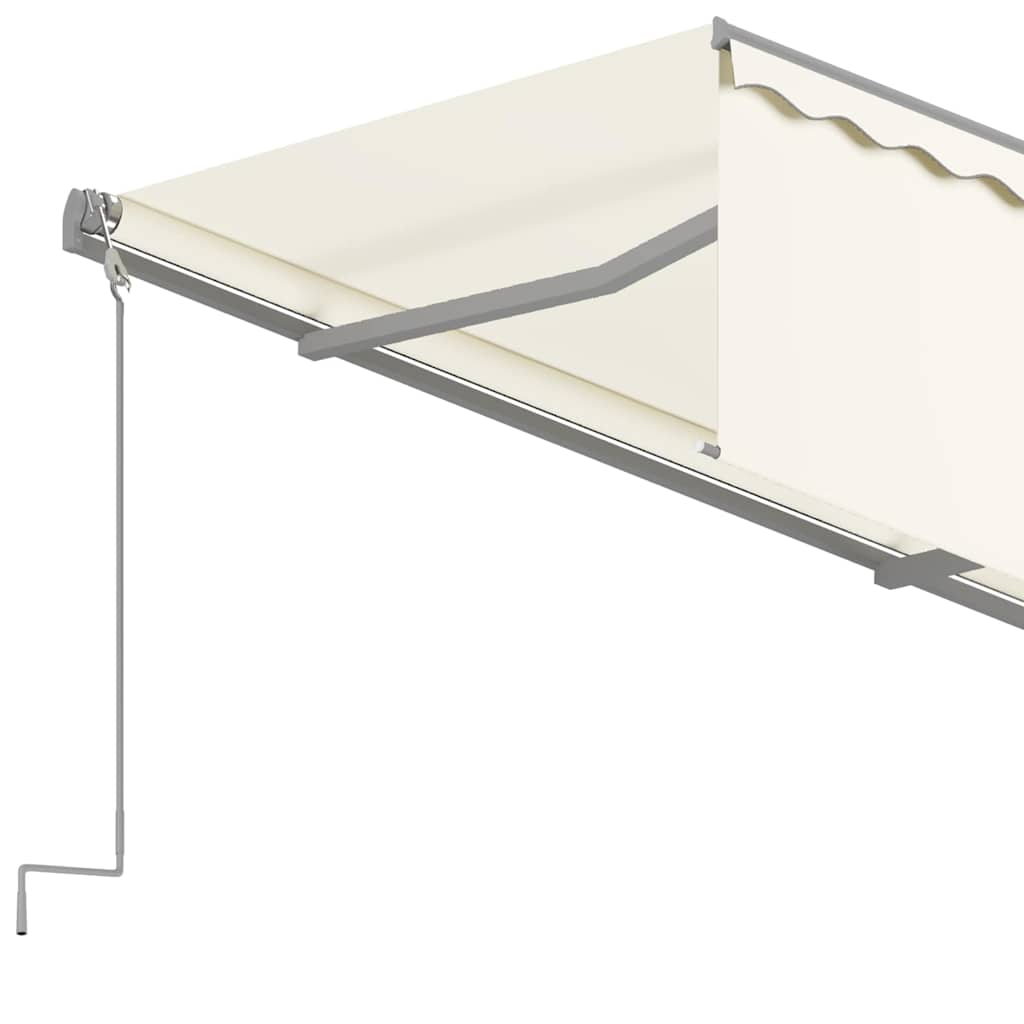 Ηλεκτρική Αυλή 4 x 3 m Κρεμ 100% Πολυεστέρας - Pakobazaar