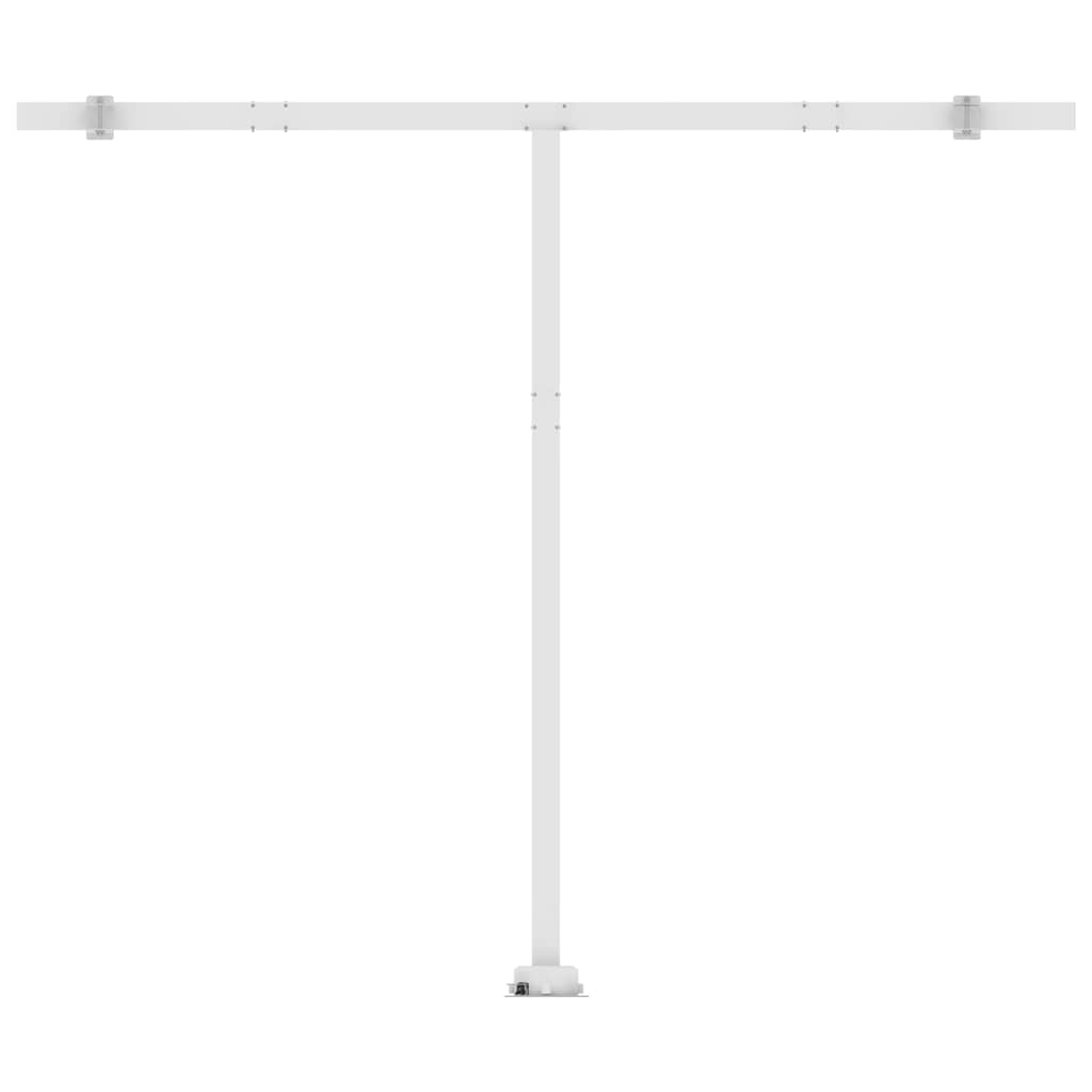 Τέντα Συρόμενη Χειροκίνητη με LED Ανθρακί 350 x 250 εκ. - Pakobazaar
