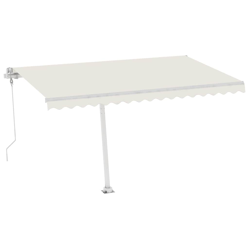 Τέντα Αυτόματη Ανεξάρτητη Κρεμ 450 x 300 εκ. - Pakobazaar