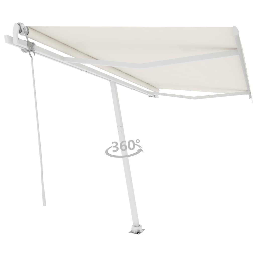 Τέντα Αυτόματη Ανεξάρτητη Κρεμ 450 x 300 εκ. - Pakobazaar