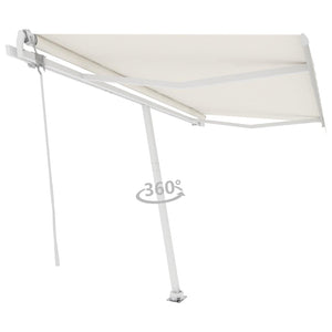 Τέντα Αυτόματη Ανεξάρτητη Κρεμ 450 x 300 εκ. - Pakobazaar