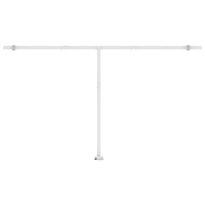 Τέντα Συρόμενη Χειροκίνητη με LED Ανθρακί 500 x 300 εκ. - Pakobazaar