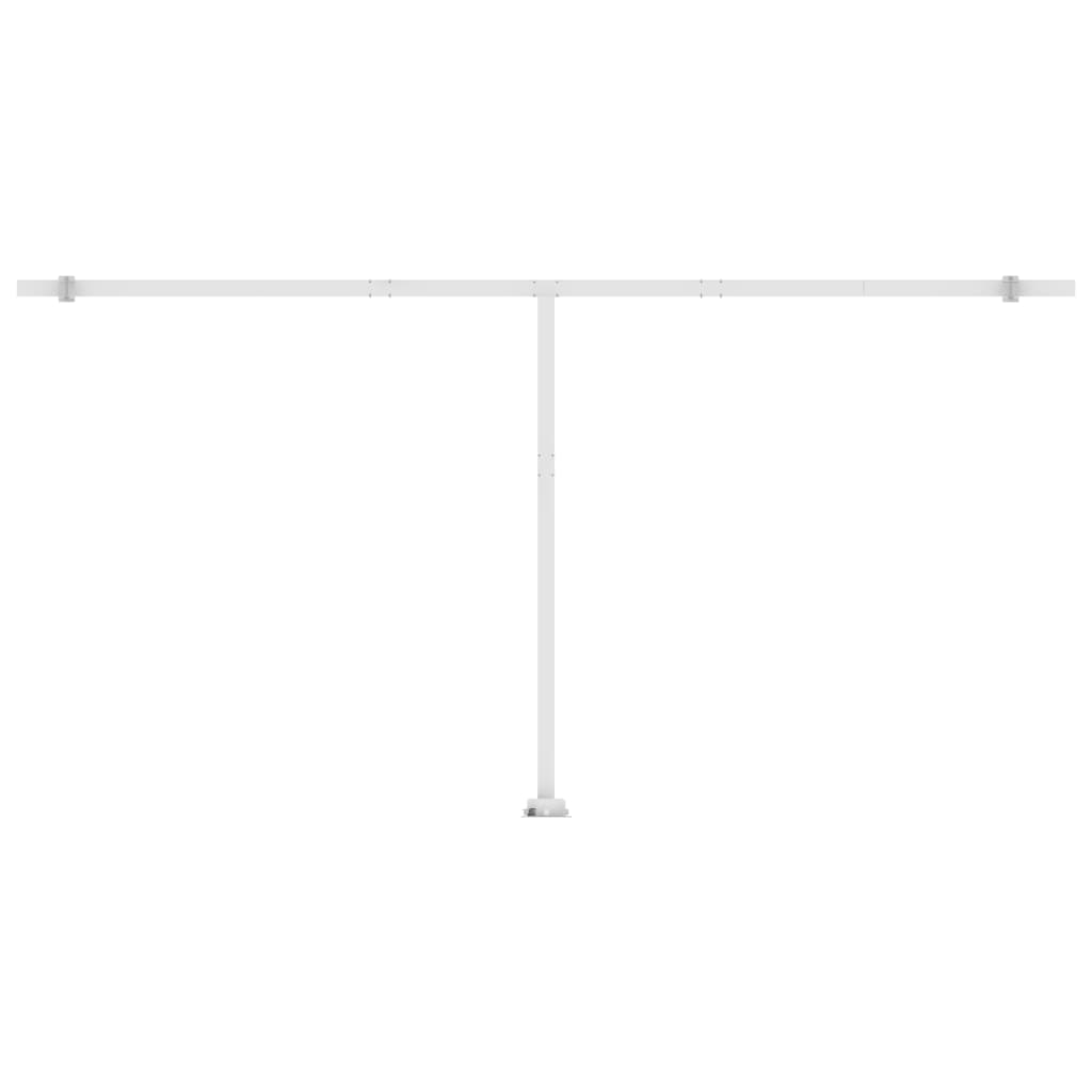 Τέντα Αυτόματη Ανεξάρτητη Μπλε/Λευκό 600 x 350 εκ. - PAKOBAZAAR