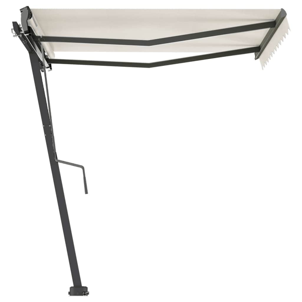 Τέντα Συρόμενη Χειροκίνητη Ανεξάρτητη Κρεμ 300 x 250 εκ.