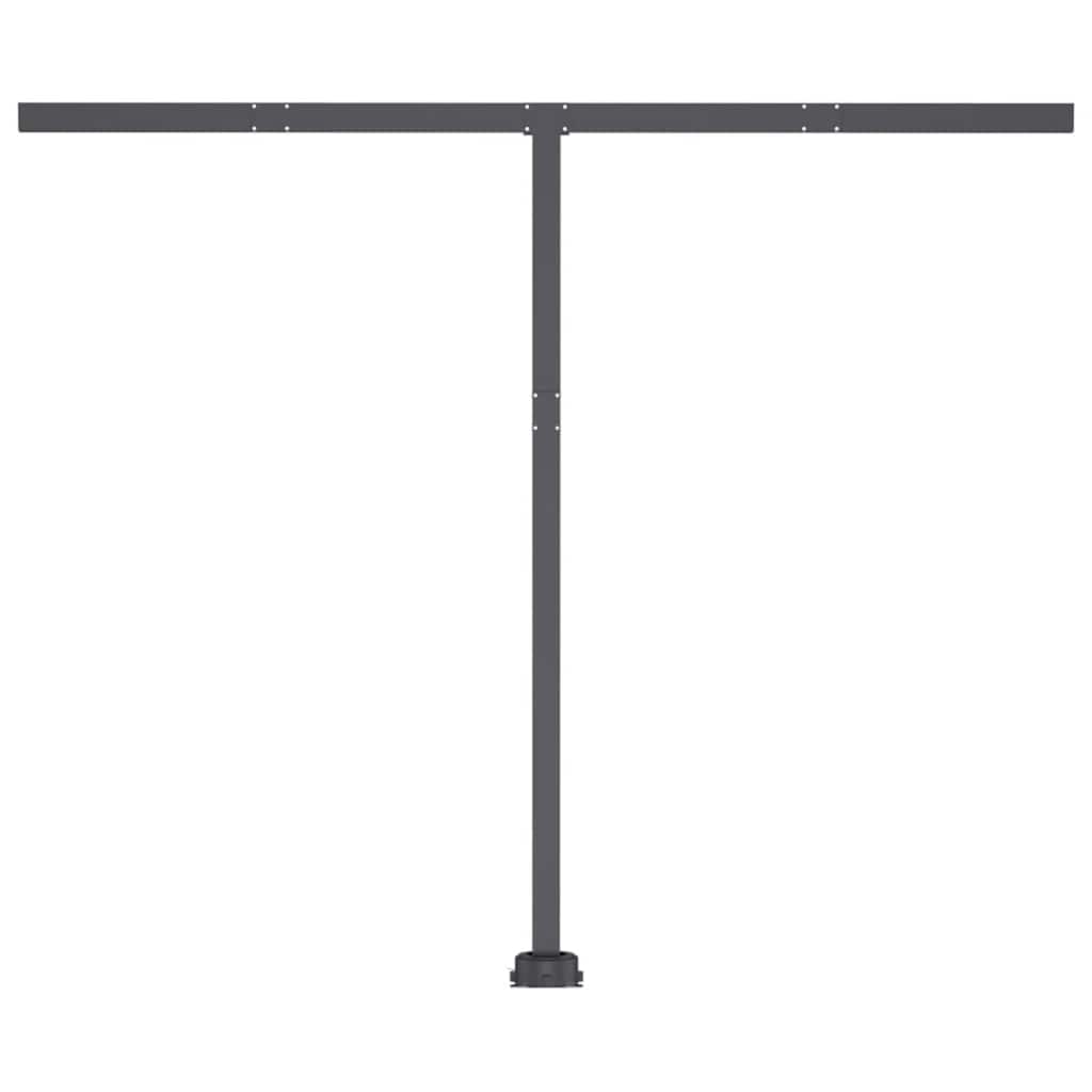 Τέντα Συρόμενη Χειροκίνητη με LED Κίτρινο / Λευκό 350 x 250 εκ. - PAKOBAZAAR