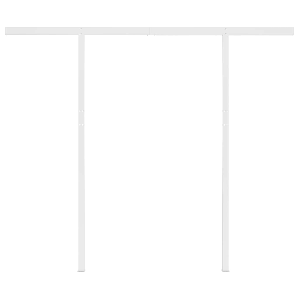 Τέντα Συρόμενη Αυτόματη με Στύλους Κρεμ 3 x 2,5 μ. - PAKOBAZAAR